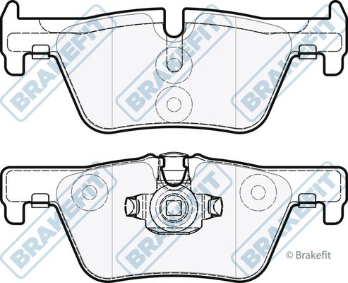 APEC BRAKING Bremžu uzliku kompl., Disku bremzes PD3286